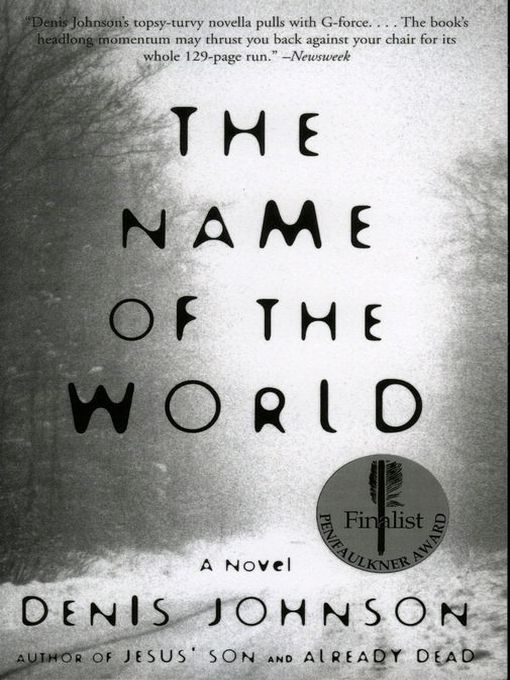 Title details for The Name of the World by Denis Johnson - Wait list